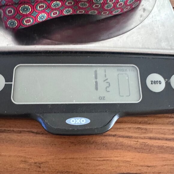 Wembley Silks Mens Burgundy Circle Geometric Patterned Tie Classic Luxury - Picture 7 of 7